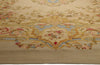 14 x 26 - Beige Vintage Aubusson Rug - 79474