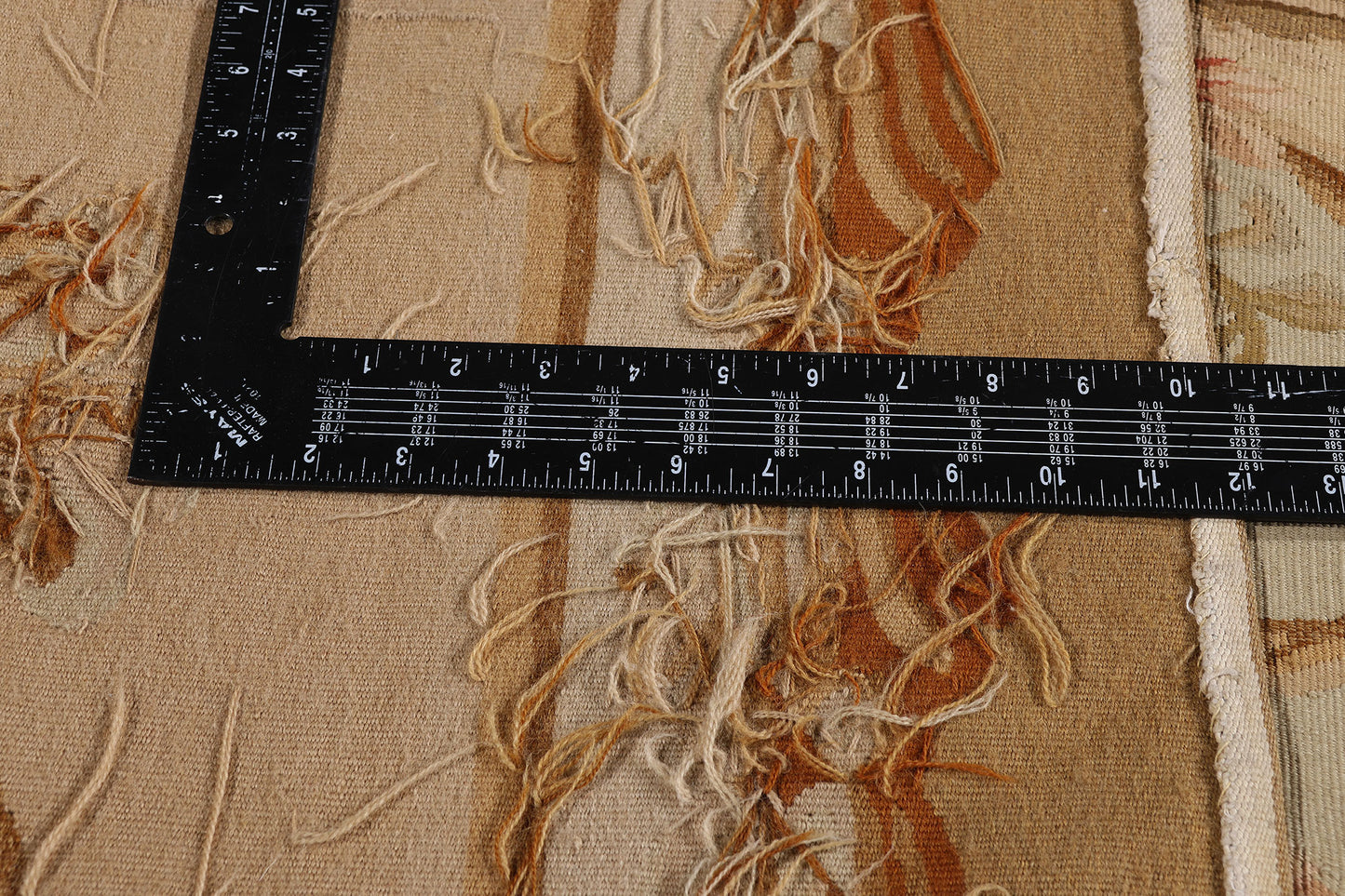 12 x 15 - Beige Vintage Aubusson Rug - 79475