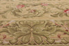 9 x 12 - Tan Vintage Aubusson Rug - 79481