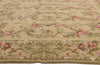 9 x 12 - Tan Vintage Aubusson Rug - 79481