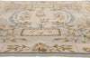 9 x 10 - Ivory Vintage Aubusson Rug - 79482