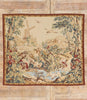 6 x 5 - Beige Vintage Chinese Aubusson Tapestry - 79484