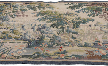 5 x 3 - Green Vintage Chinese Aubusson Tapestry - 79486