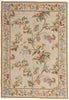 5 x 7 - Ivory Vintage Chinese Needlepoint Rug - 79491