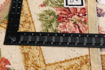 3 x 5 - Ivory Vintage Chinese Needlepoint Rug - 79493