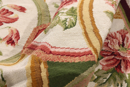 3 x 5 - Ivory Vintage Chinese Needlepoint Rug - 79493