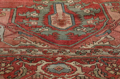 8 x 12 - Red Antique Serapi Rug - 79495