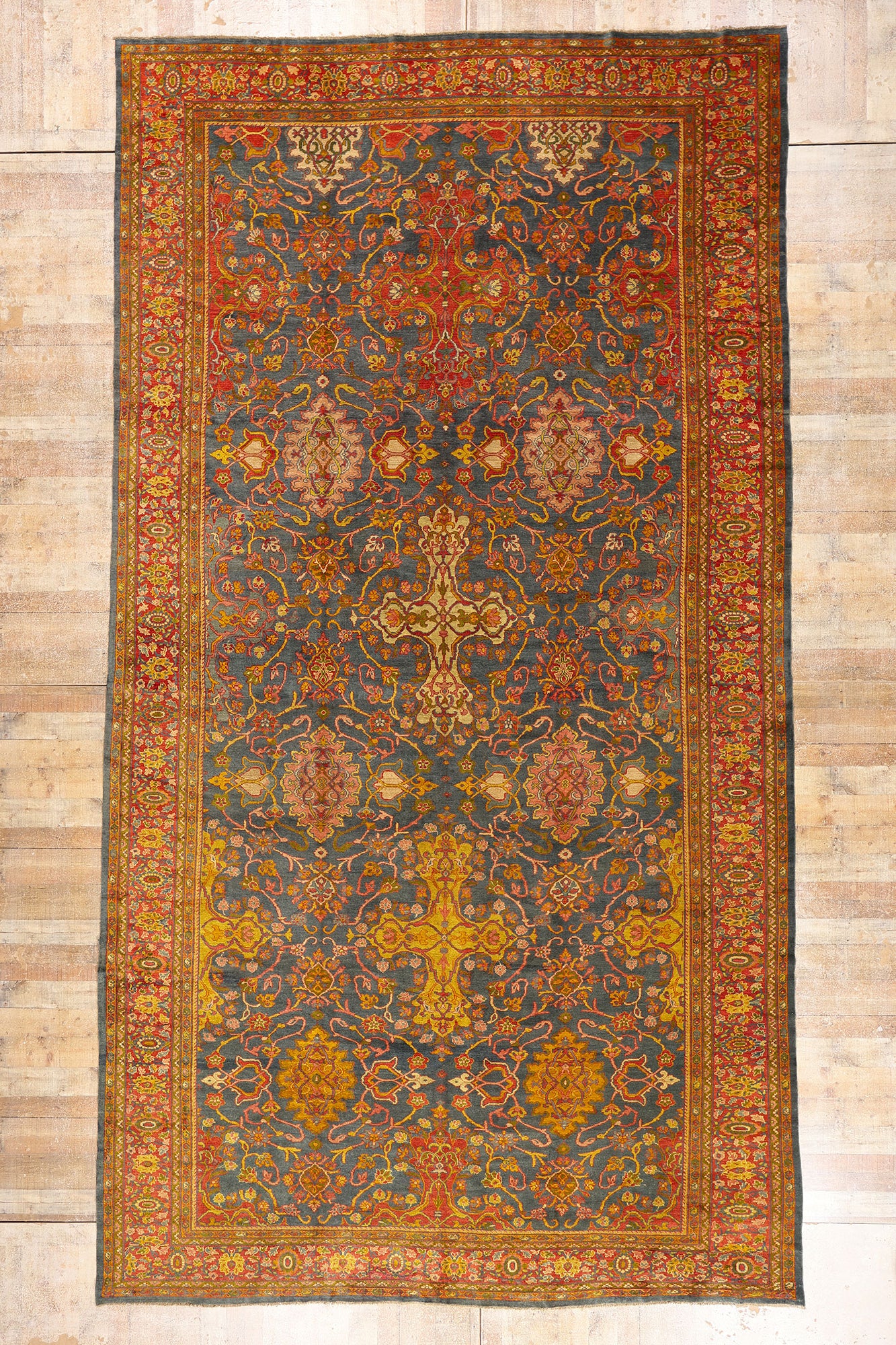 10 x 19 - Blue Antique Sultanabad Rug - 79496