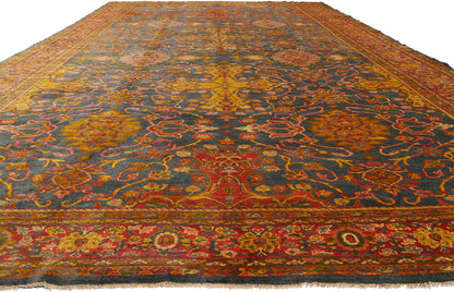 10 x 19 - Blue Antique Sultanabad Rug - 79496