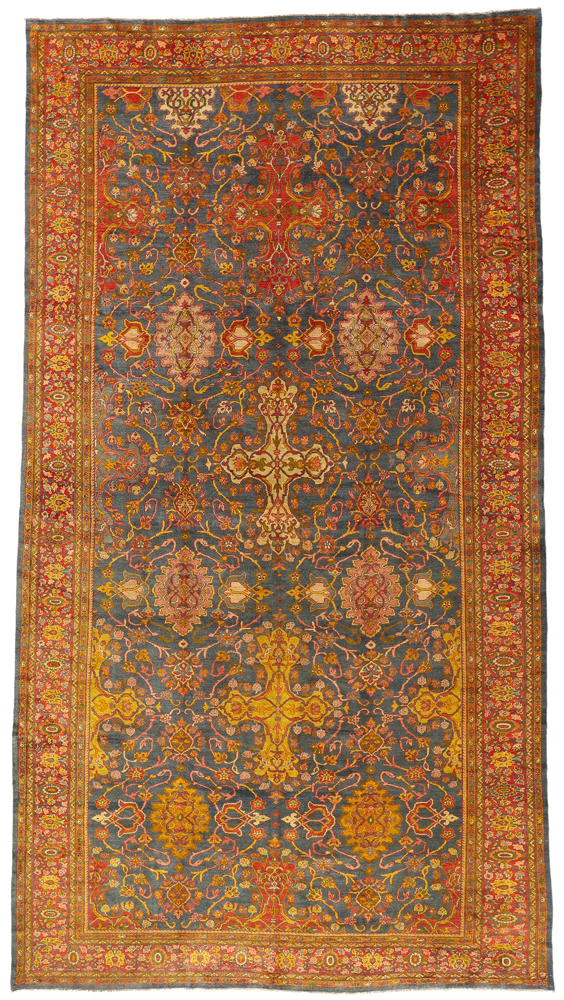 10 x 19 - Blue Antique Sultanabad Rug - 79496