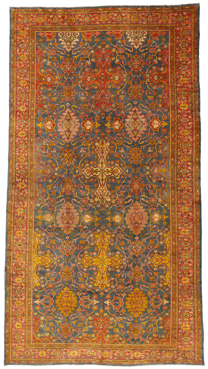 10 x 19 - Blue Antique Sultanabad Rug - 79496