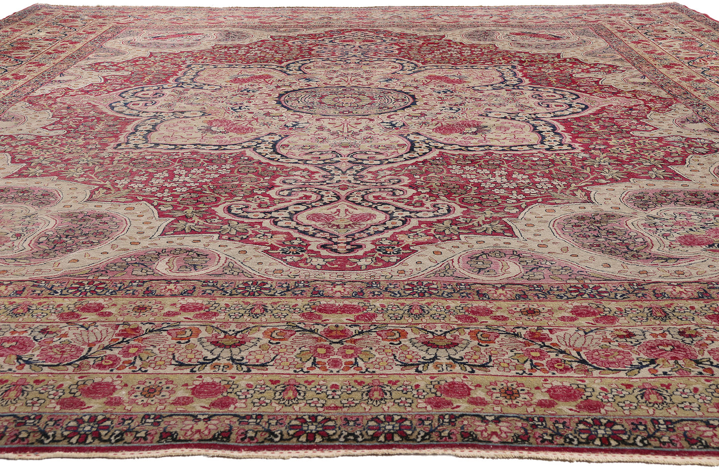 12 x 14 - Red Antique Kermanshah Rug - 79497