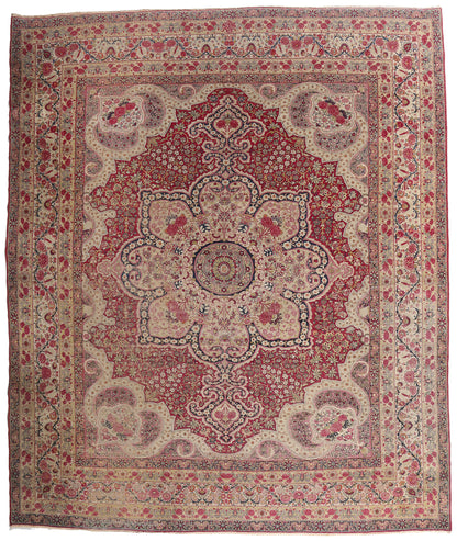 12 x 14 - Red Antique Kermanshah Rug - 79497