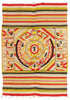 5 x 6 - Multicolor Antique Oaxacan Zapotec Kilim Rug - 79499