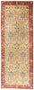 9 x 24 - Tan Vintage Chinese Khotan Rug - 79501