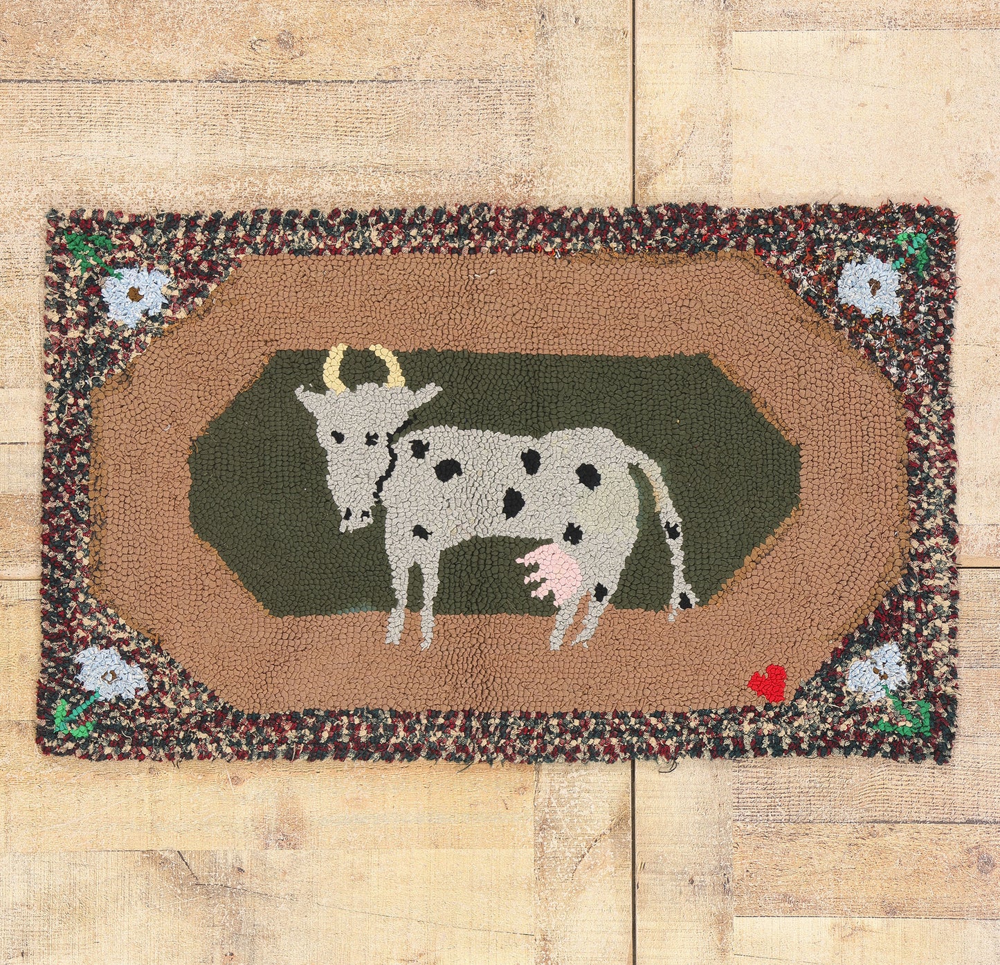 2 x 3 - Taupe Antique Hook Rug - 79503