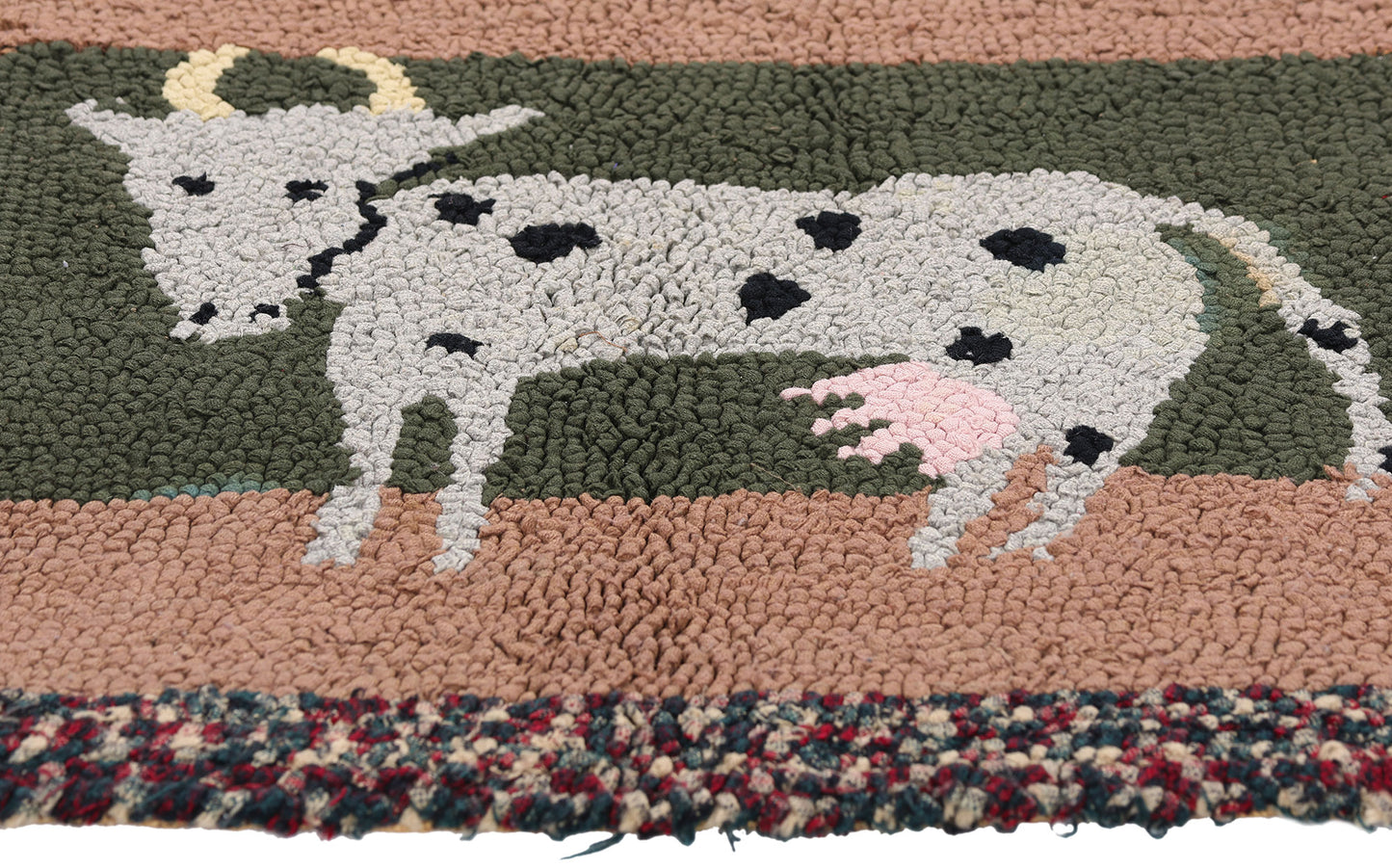 2 x 3 - Taupe Antique Hook Rug - 79503