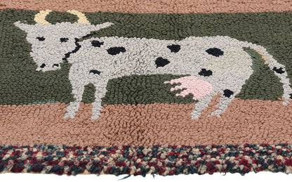 2 x 3 - Taupe Antique Hook Rug - 79503