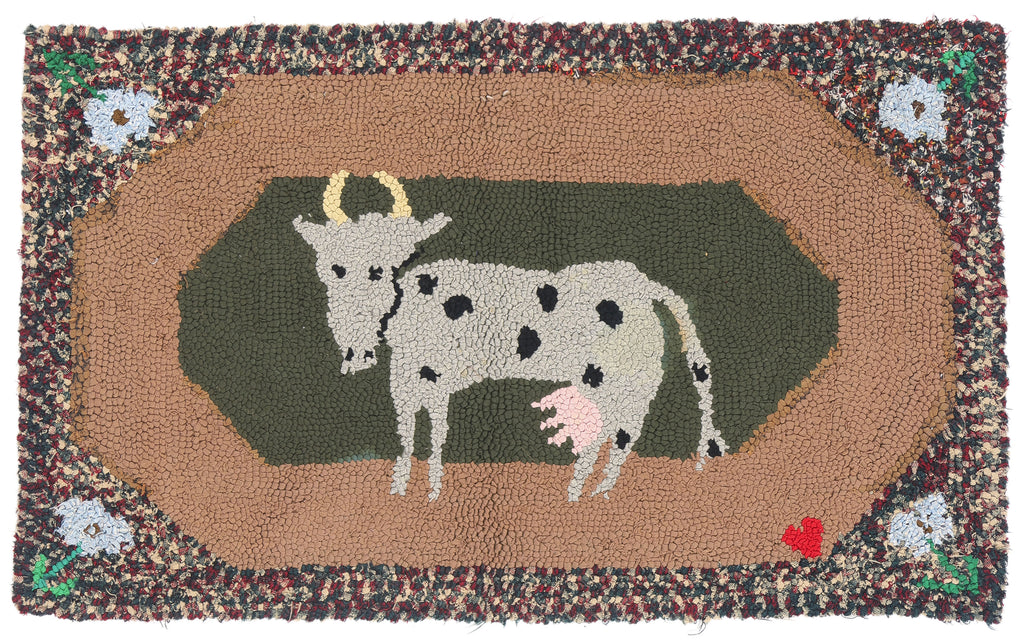 2 x 3 - Taupe Antique Hook Rug - 79503