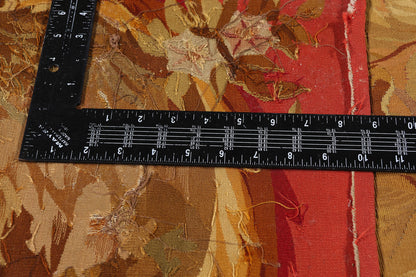 3 x 11 - Gold Antique French Aubusson Tapestry - 79504
