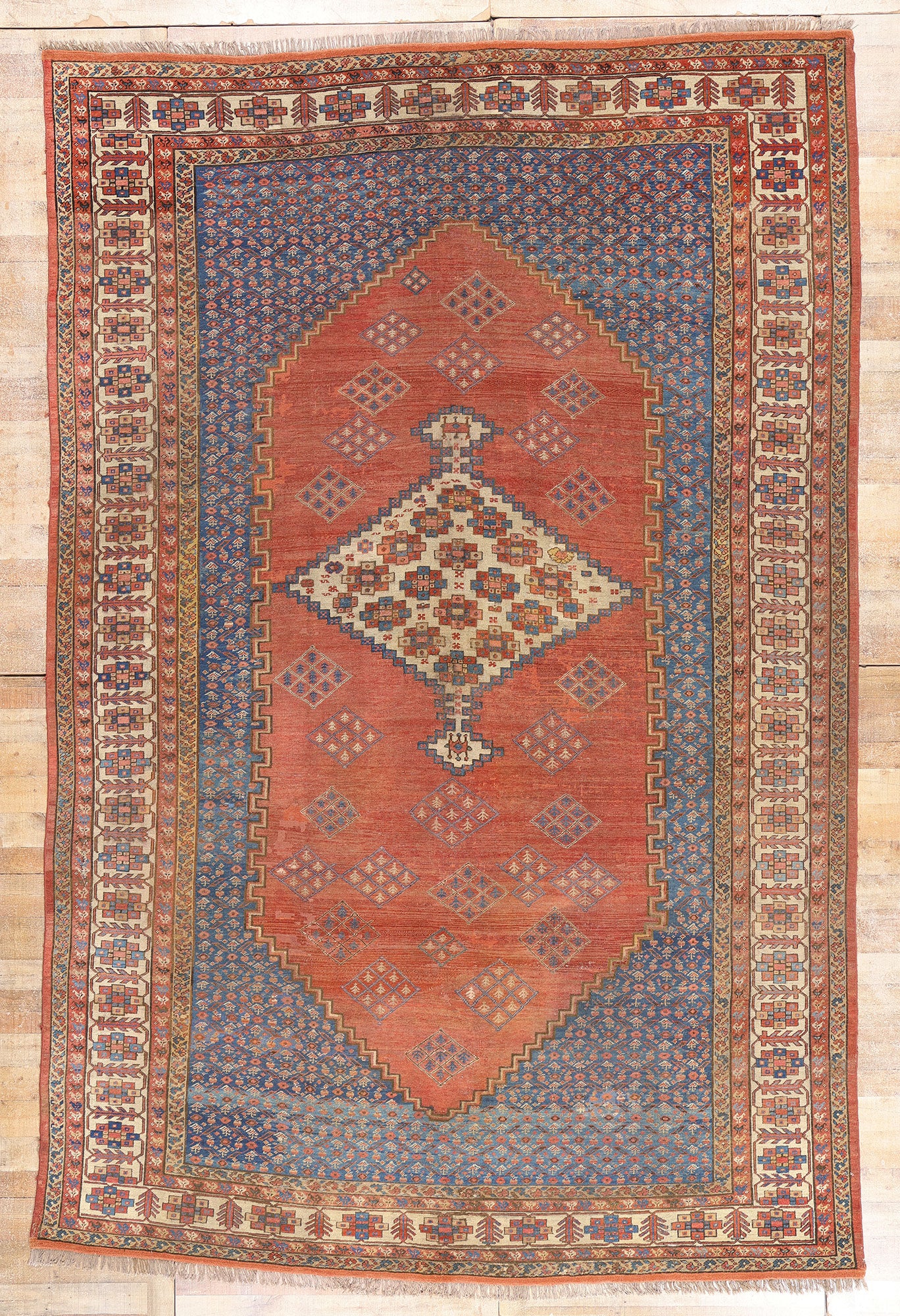10 x 15 - Rust Antique Bakshaish Rug - 79510