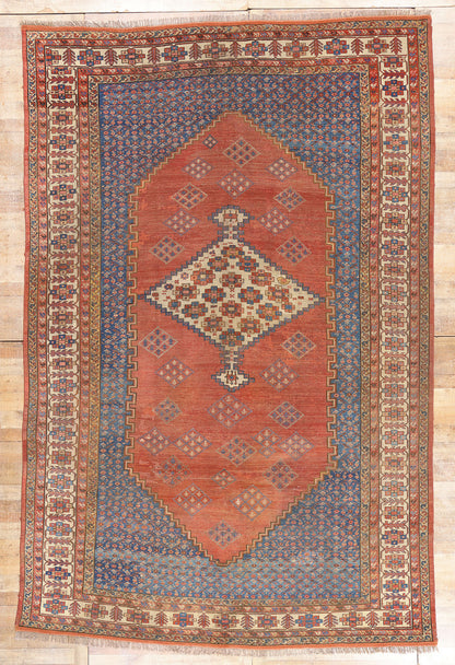 10 x 15 - Rust Antique Bakshaish Rug - 79510