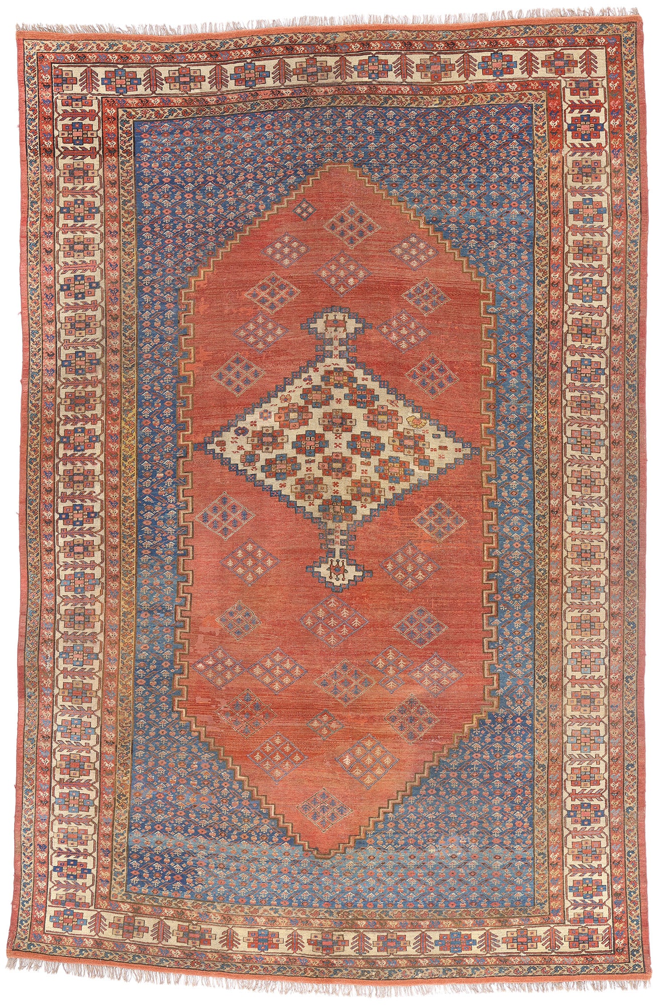 10 x 15 - Rust Antique Bakshaish Rug - 79510