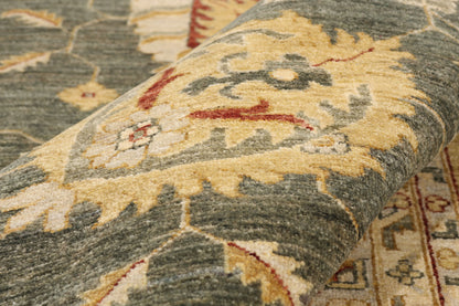 12 x 15 - Green Vintage Pakistani Oushak Rug - 79512