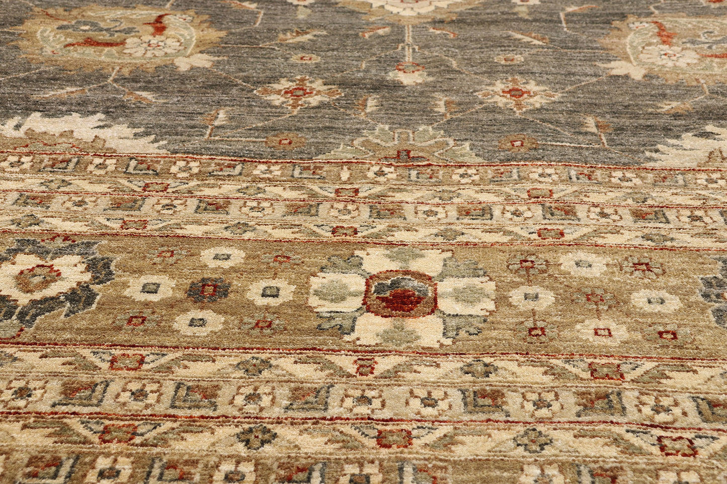 12 x 15 - Gray Vintage Oushak Rug - 79513
