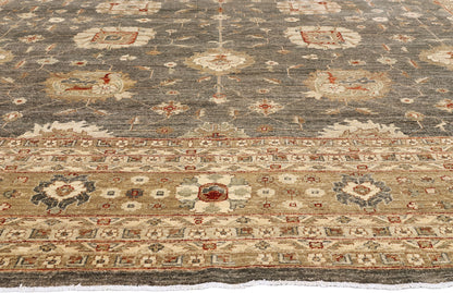 12 x 15 - Gray Vintage Oushak Rug - 79513