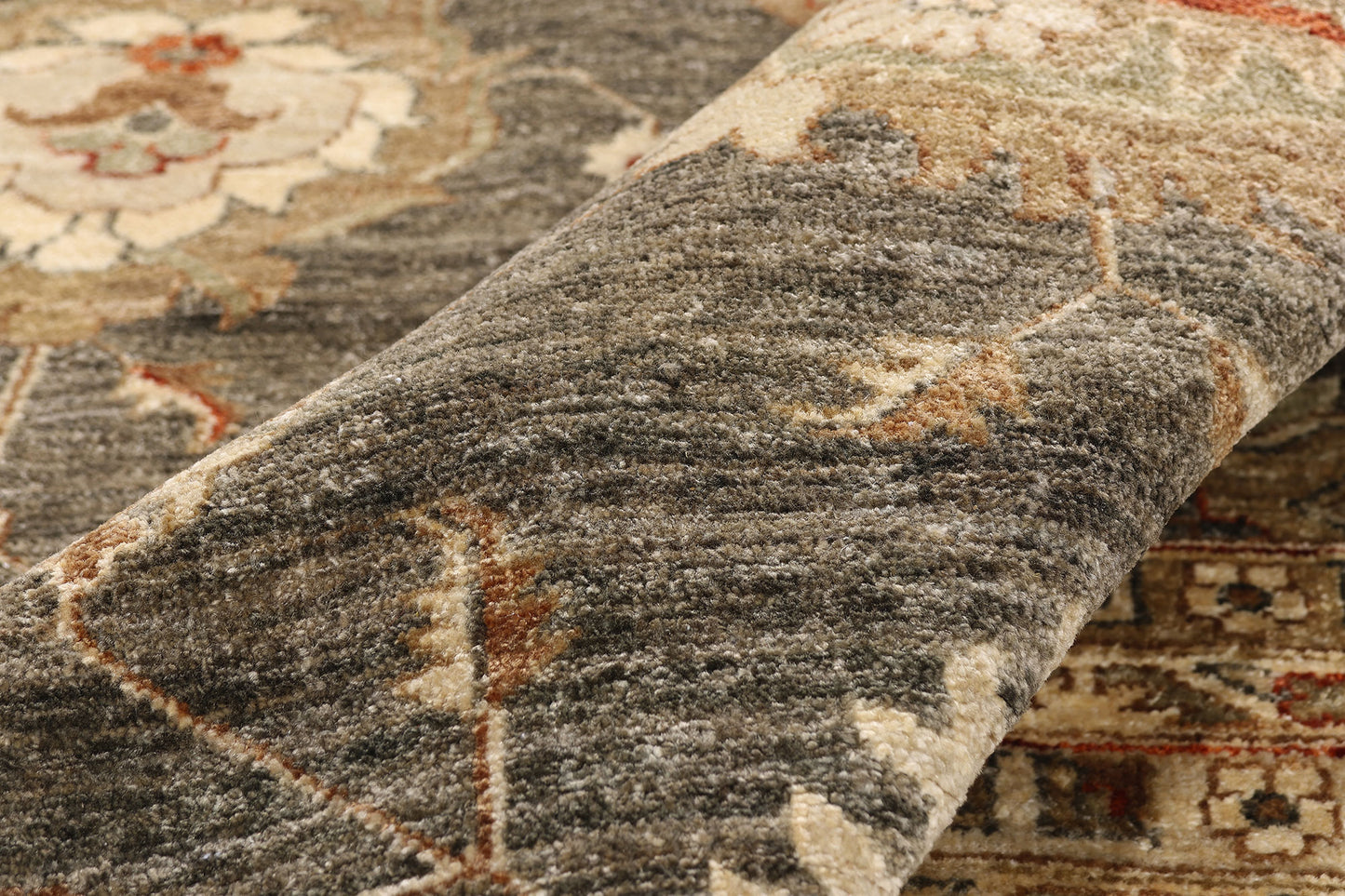 12 x 15 - Gray Vintage Oushak Rug - 79513