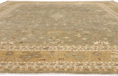 12 x 15 - Taupe Vintage Pakistani Oushak Rug - 79515
