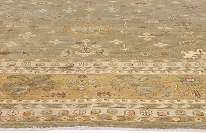 12 x 15 - Taupe Vintage Pakistani Oushak Rug - 79515