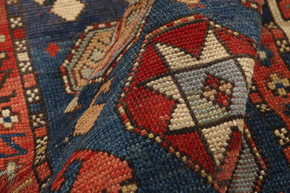 3 x 6 - Navy Blue Antique Kazak Rug - 79516