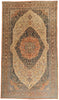 11 x 19 - Beige Vintage Tabriz Rug - 79521