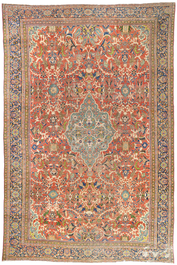 13 x 20 - Red Antique Mahal Rug - 79523