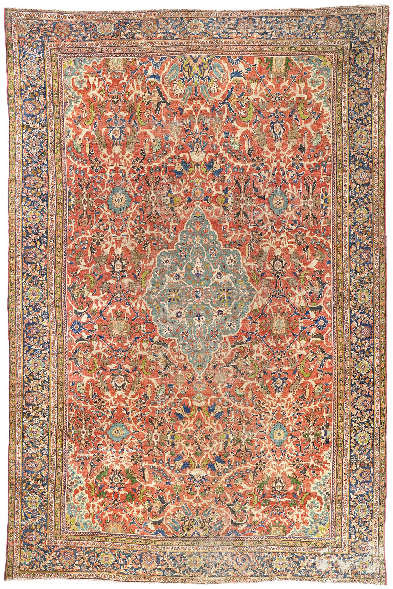 13 x 20 - Red Antique Mahal Rug - 79523