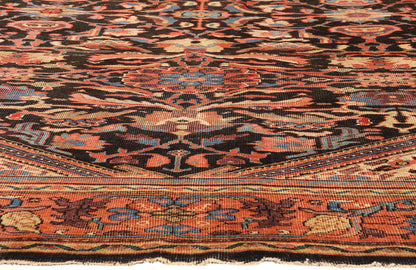 9 x 12 - Brown Antique Sultanabad Rug - 79524