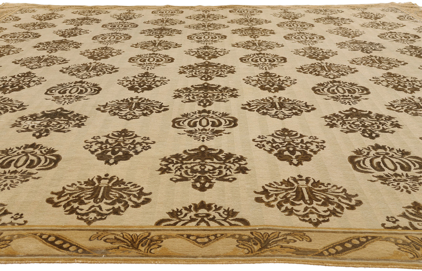 11 x 12 - Beige Vintage Tibetan Rug - 79526