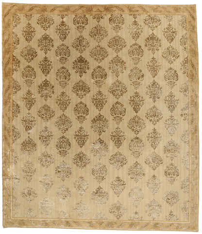 11 x 12 - Beige Vintage Tibetan Rug - 79526