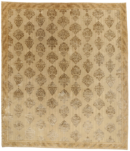 11 x 12 - Beige Vintage Tibetan Rug - 79526