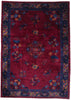 11 x 15 - Burgundy Antique Art Deco Rug - 79527