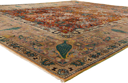 11 x 13 - Rust Antique Sultanabad Rug - 79528