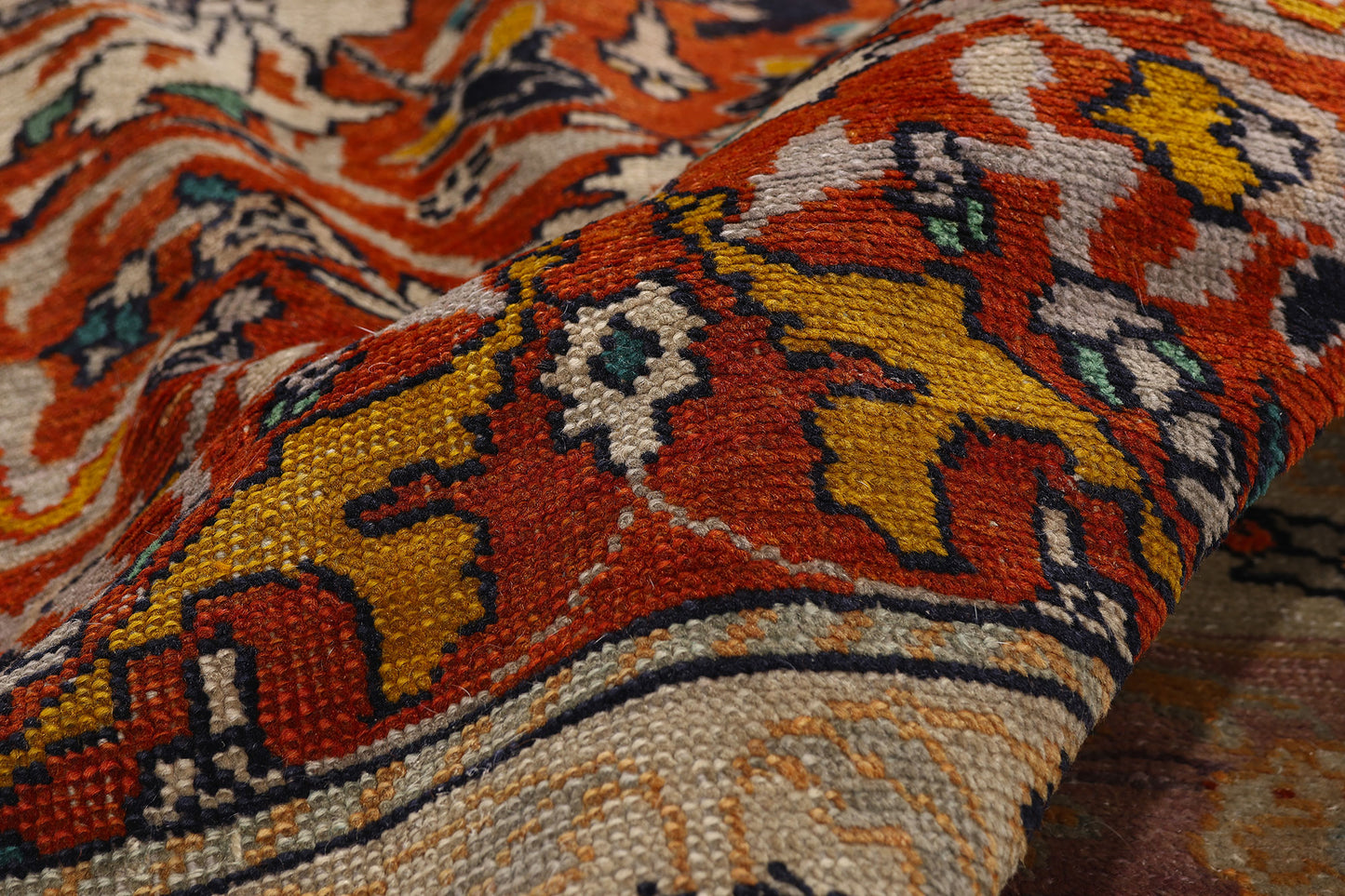 11 x 13 - Rust Antique Sultanabad Rug - 79528