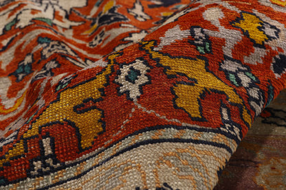 11 x 13 - Rust Antique Sultanabad Rug - 79528