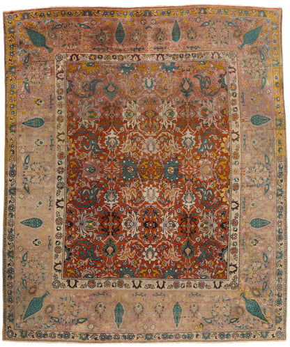 11 x 13 - Rust Antique Sultanabad Rug - 79528
