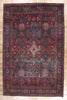 11 x 17 - Navy Blue Antique Persian Kerman Rug - 79530