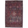 11 x 17 - Navy Blue Antique Persian Kerman Rug - 79530