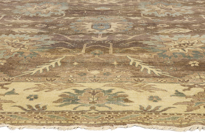 9 x 12 - Taupe Vintage Oushak Rug - 79531