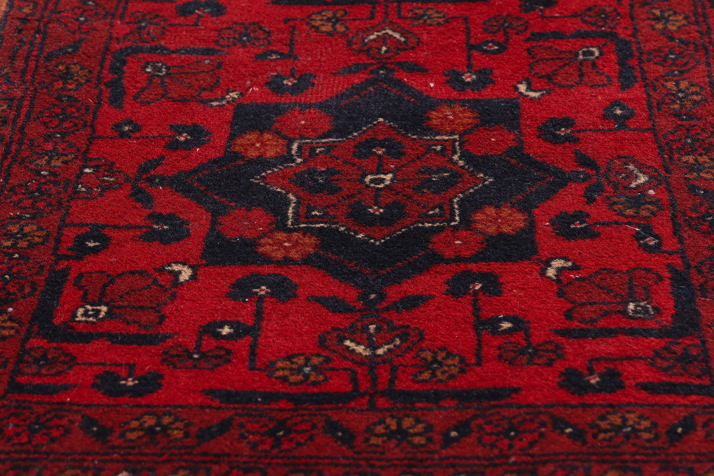 2 x 3 - Red Vintage Persian Turkoman Rug - 79532